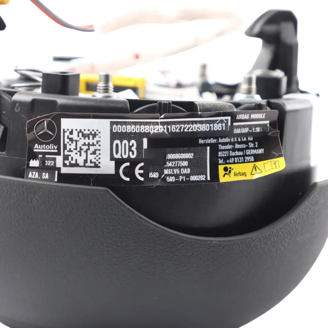 Steering Wheel Air Module Driver's Side to Mercedes W206 AMG with Part number A0008608802 Mercedes W206 AMG Steering Wheel Air Module Driver's Side - SKU A0008608802 - Part number A0008608802