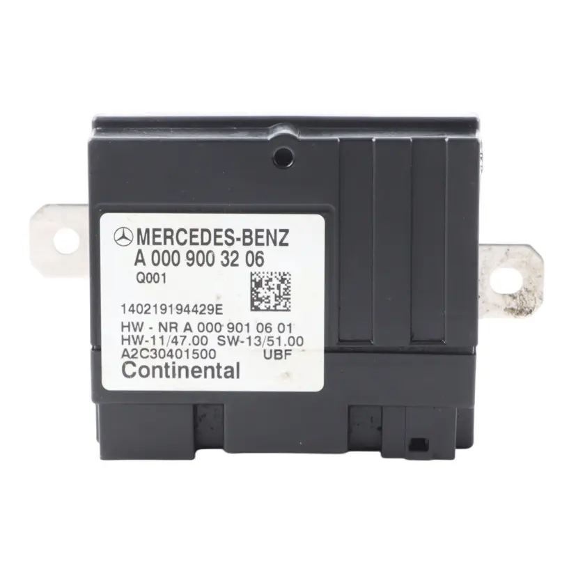 Mercedes W205 W222 Fuel Pump Module Control Unit A0009003206