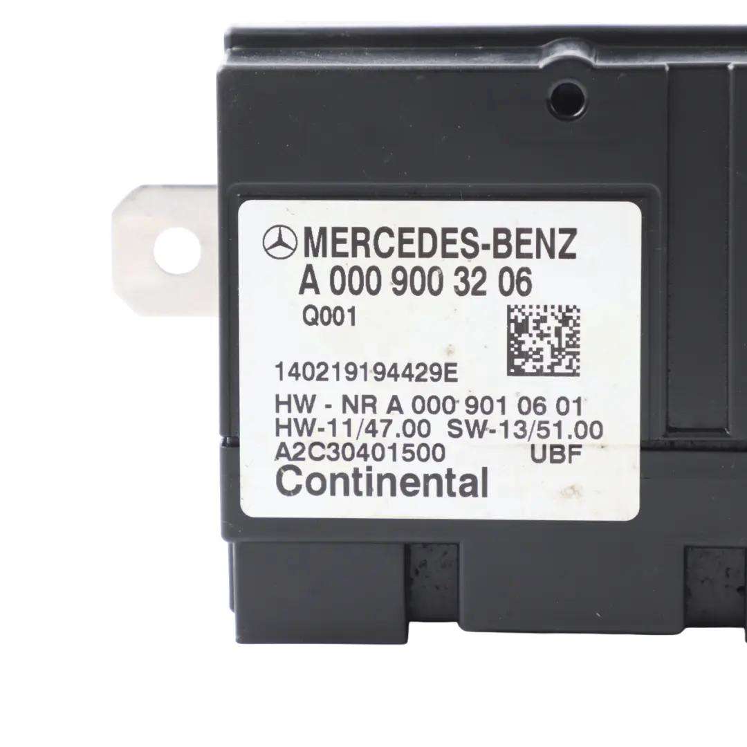 Mercedes W205 W222 Fuel Pump Module Control Unit - SKU A0009003206 - Part number A0009003206