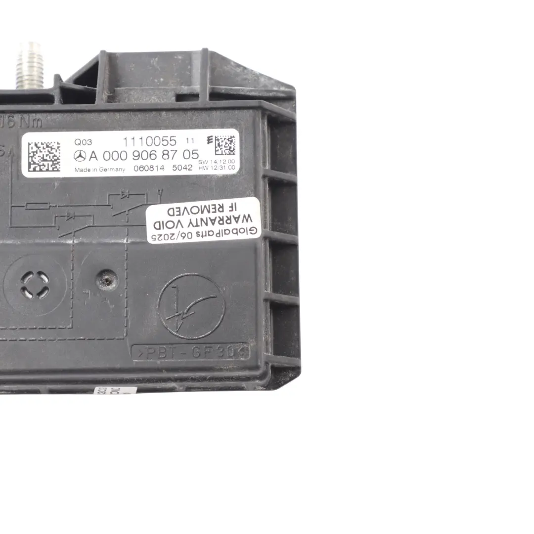 Mercedes S205 Cable Terminal Negativo Batería - SKU A0009068705 - Número de pieza A0009068705