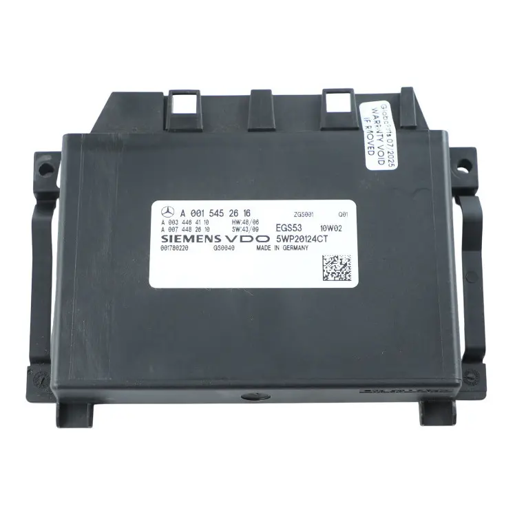 Transmission Control Unit Module VDO EGS 722.646 to Mercedes W212 with Part number A0015452616 Mercedes W212 Transmission Control Unit Module VDO EGS 722.646 - SKU A0015452616 - Part number A0015452616
