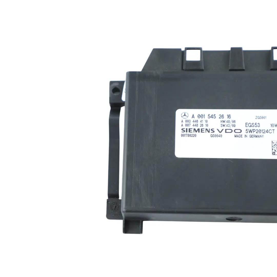 Mercedes W212 Módulo De Unidad Control Transmisión VDO EGS 722.646 - SKU A0015452616 - Número de pieza A0015452616