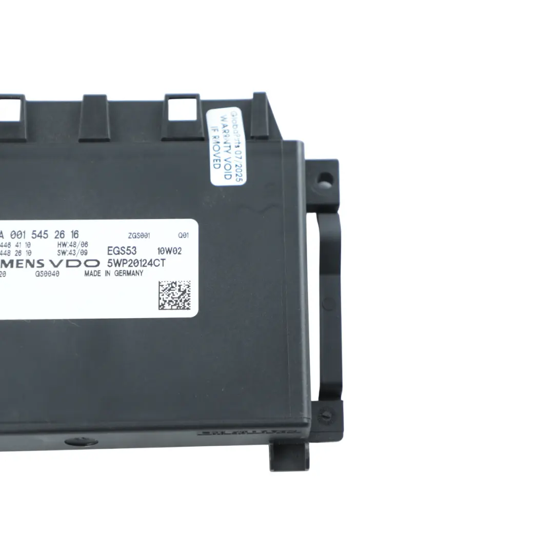 Mercedes W212 Transmission Control Unit Module VDO EGS 722.646 - SKU A0015452616 - Part number A0015452616