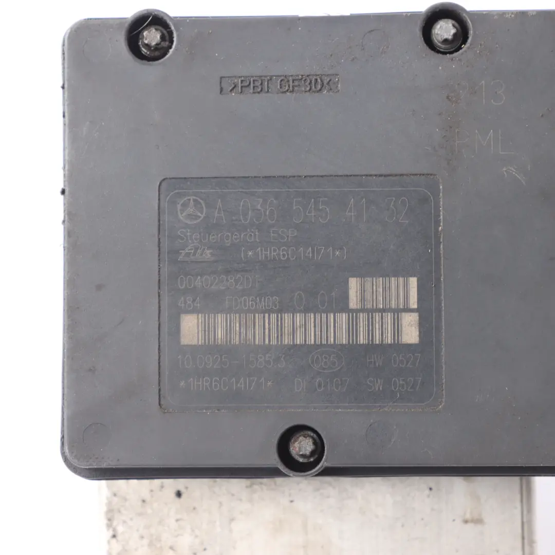 ABS Pump Control Unit Module to Mercedes CL203 with Part number A0365454132 Mercedes CL203 ABS Pump Control Unit Module - SKU A0365454132 - Part number A0365454132