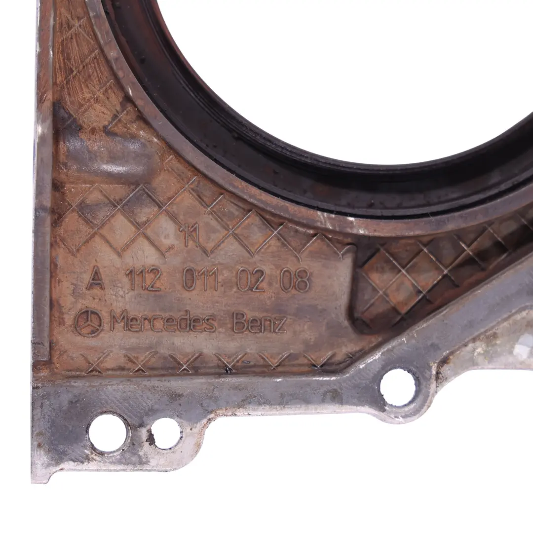 Couvercle Carter Joint Huile Vilebrequin Arrière pour Mercedes A209 à propos du numéro de pièce A1120110208 Mercedes A209 Couvercle Carter Joint Huile Vilebrequin Arrière - SKU A1120110208 - Numéro de pièce A1120110208
