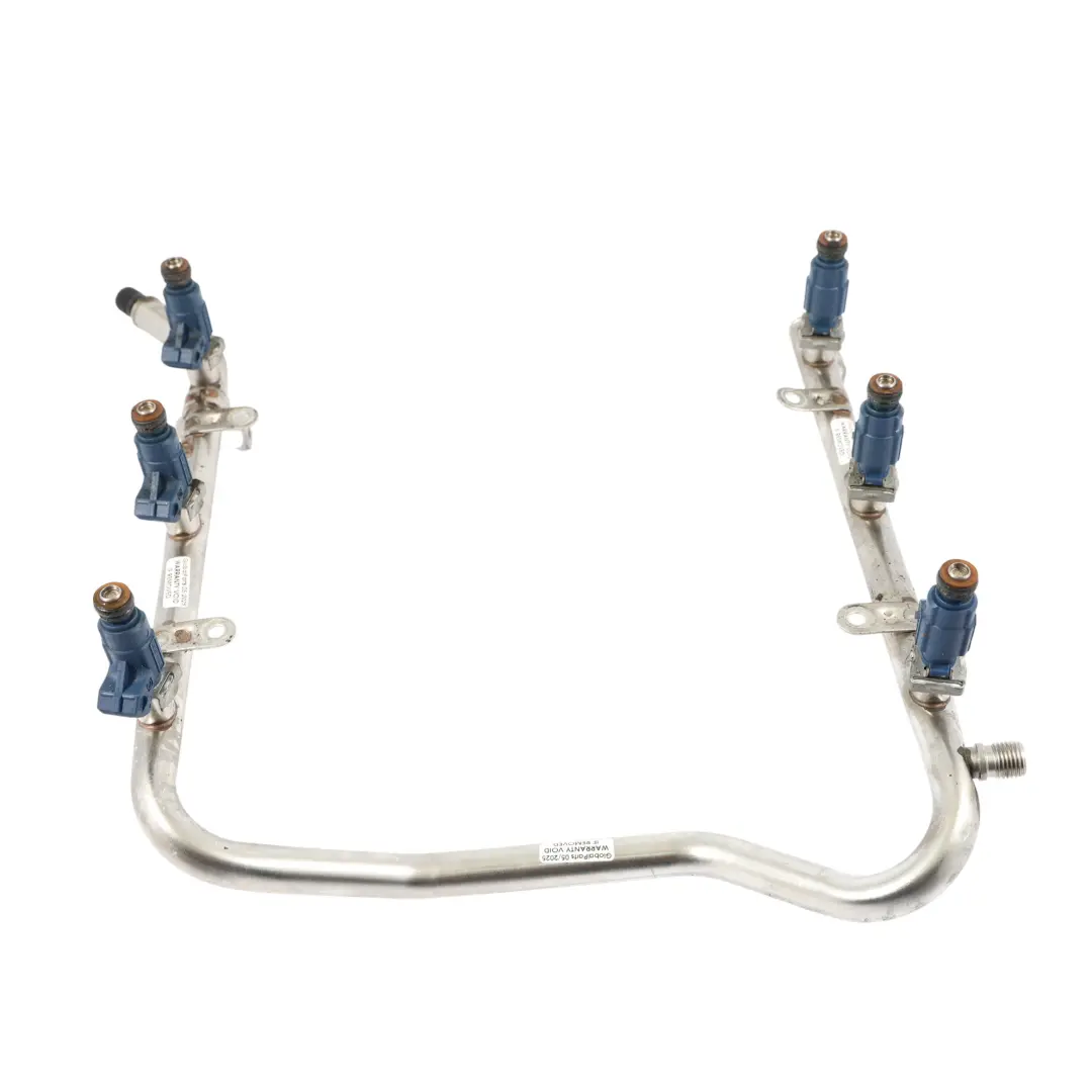 M112 Distribuidor Combustible Rail Inyector Presión para Mercedes W211 con número de pieza A1120700595 Mercedes W211 M112 Distribuidor Combustible Rail Inyector Presión - SKU A1120700595-1 - Número de pieza A1120700595