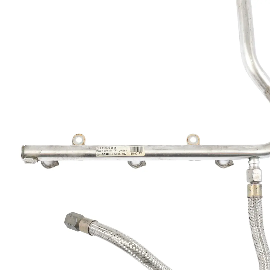 M112 Distributore Carburante Rail Iniettore Pressione A1120700595 per Mercedes W211 con numero di parte A1120700295 Mercedes W211 M112 Distributore Carburante Rail Iniettore Pressione A1120700595 - SKU A1120700295-1 - Numero di parte A1120700295