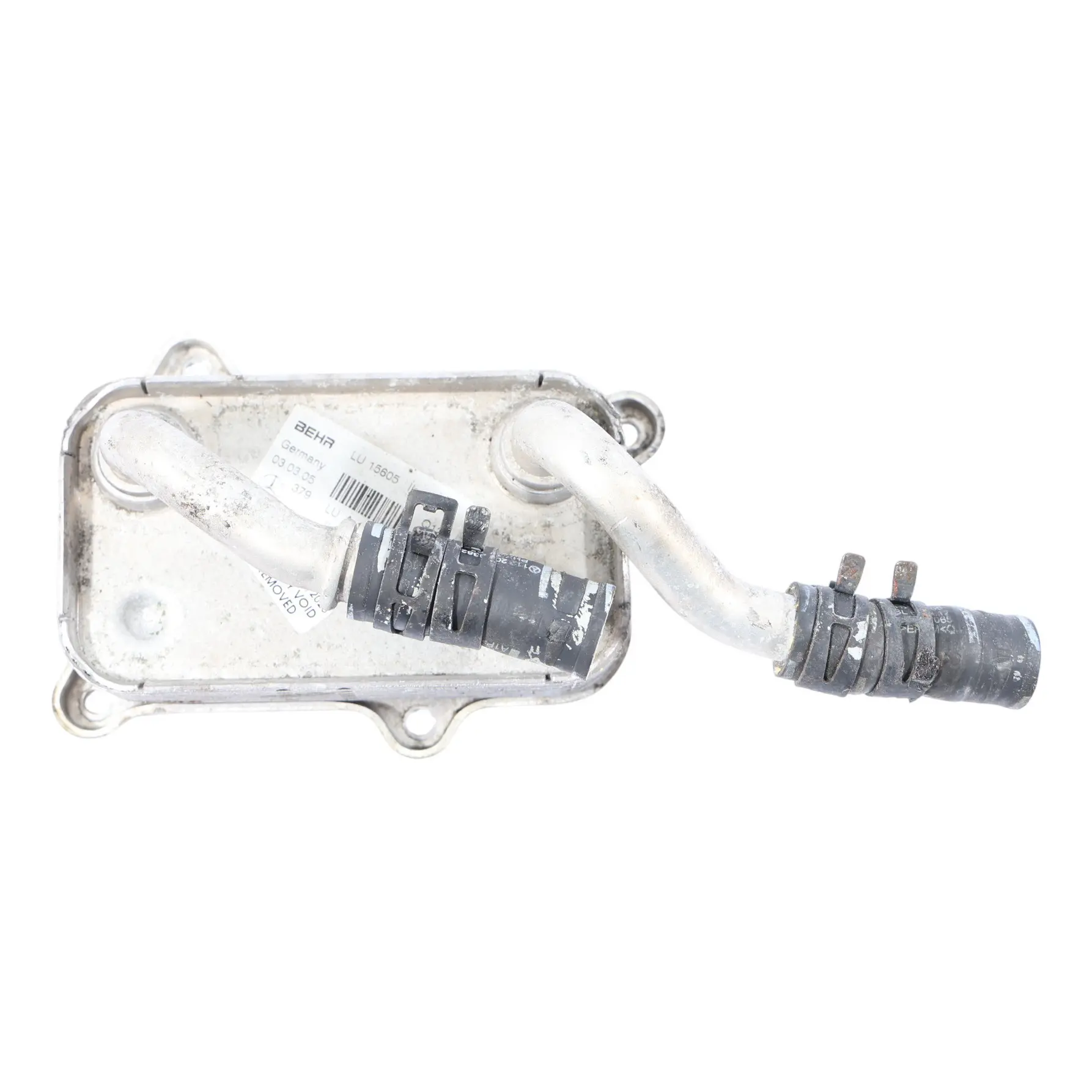 Mercedes W209 Oil Cooler Heat Exchanger Dual Hose Line Tube Pipe A1121800311