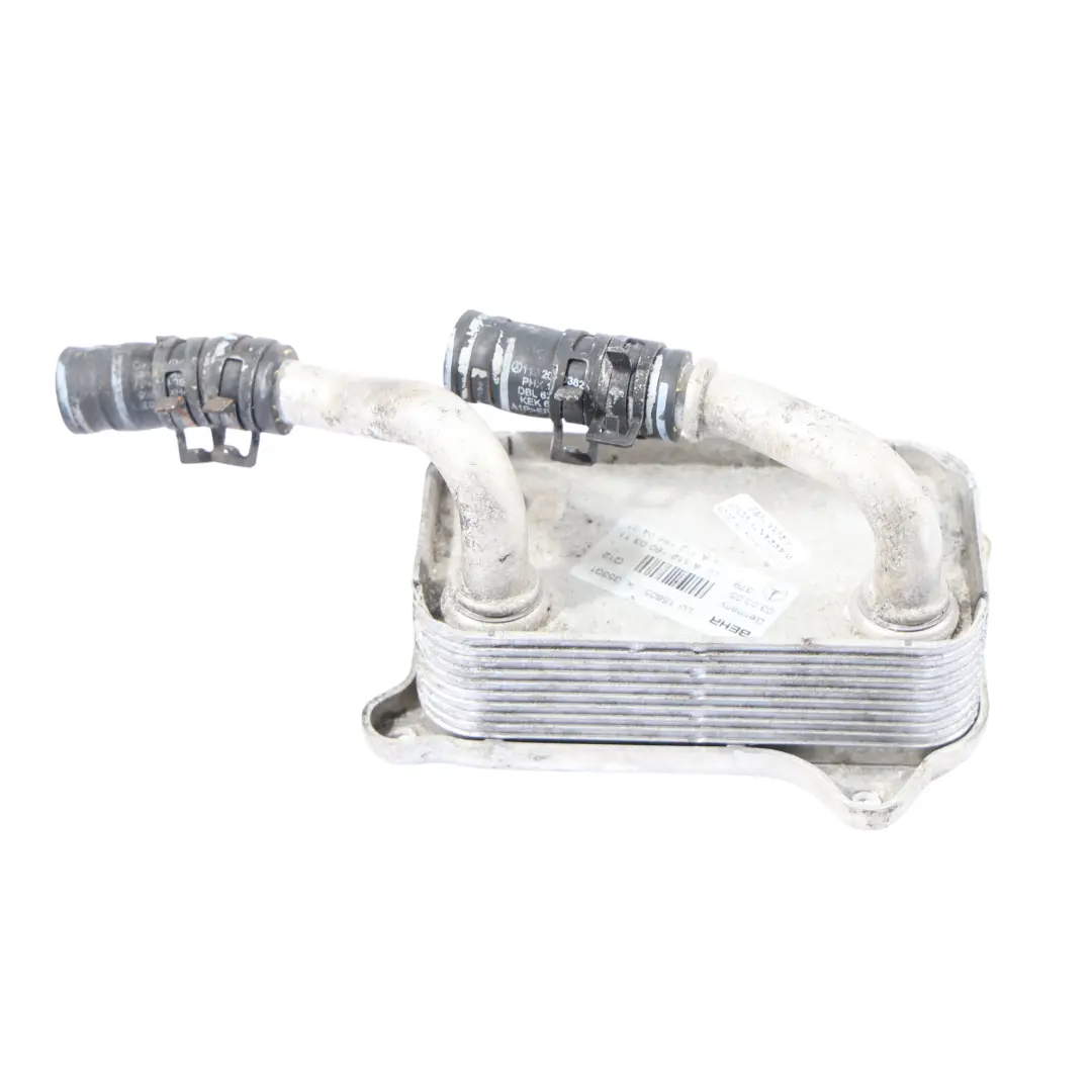 Oil Cooler Heat Exchanger Dual Hose Line Tube Pipe to Mercedes W209 with Part number A1121800311 Mercedes W209 Oil Cooler Heat Exchanger Dual Hose Line Tube Pipe - SKU A1121800311 - Part number A1121800311