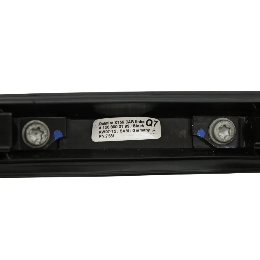 Barra Raíl Techo Izquierda Derecha Juego Alto Brillo para Mercedes X156 con número de pieza A1568900193 Mercedes X156 Barra Raíl Techo Izquierda Derecha Juego Alto Brillo - SKU A1568900193 - Número de pieza A1568900193