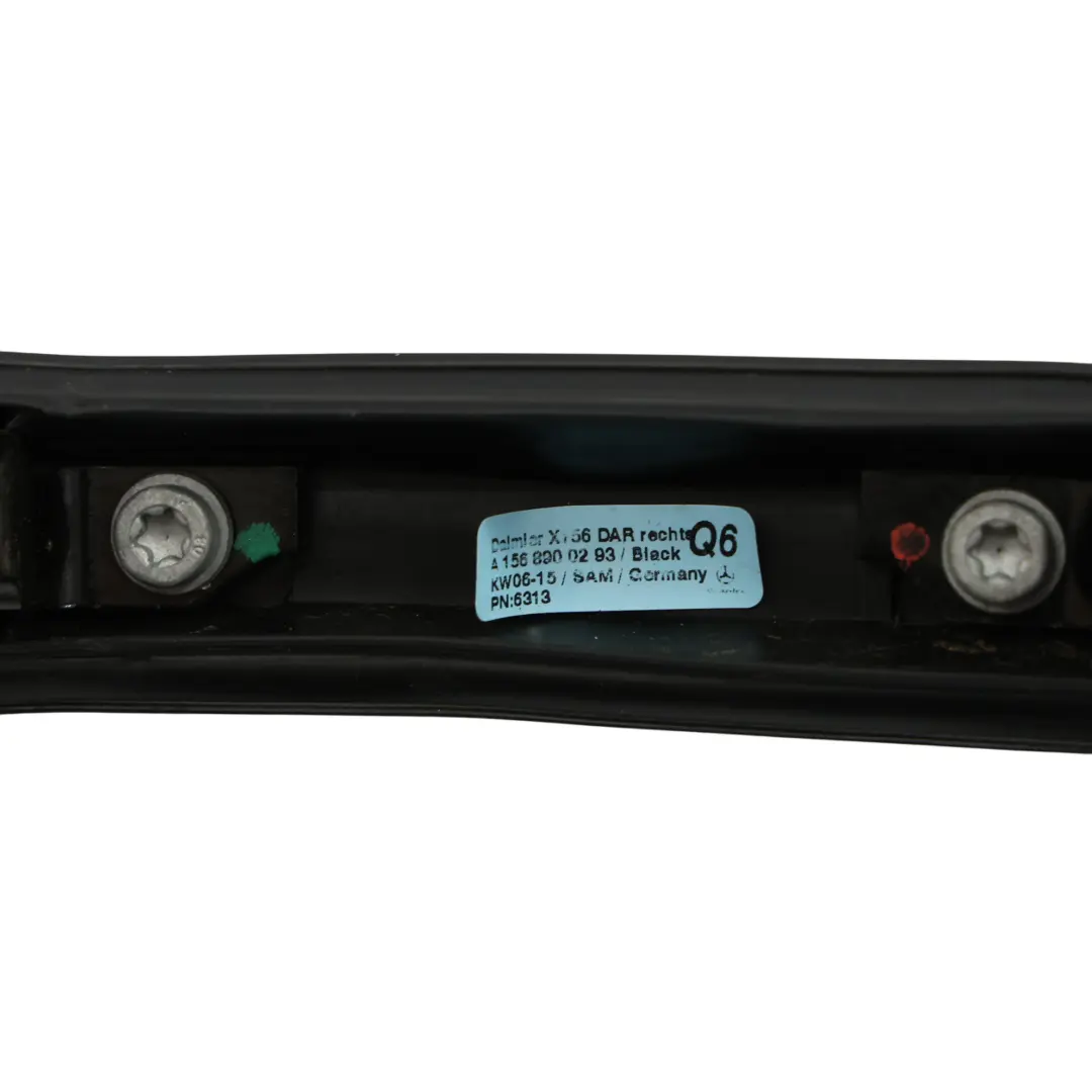 Barra Portatutto Sinistra Destra Set Alta Lucentezza per Mercedes X156 con numero di parte A1568900193 Mercedes X156 Barra Portatutto Sinistra Destra Set Alta Lucentezza - SKU A1568900193 - Numero di parte A1568900193