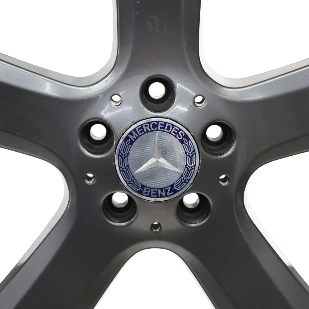 Grey Alloy Wheel Rim 20" 8,5J ET:56 to Mercedes ML W164 with Part number A1644011102 Mercedes ML W164 Grey Alloy Wheel Rim 20" 8,5J ET:56 - SKU A1644011102-3 - Part number A1644011102