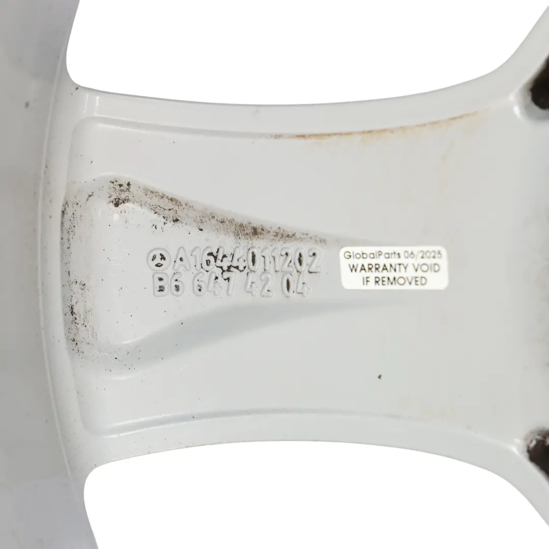 Rim Alloy 5 Spoke 19" 8J ET:60 Silver to Mercedes W164 Wheel with Part number A1644011202 Mercedes W164 Wheel Rim Alloy 5 Spoke 19" 8J ET:60 Silver - SKU A1644011202-2 - Part number A1644011202