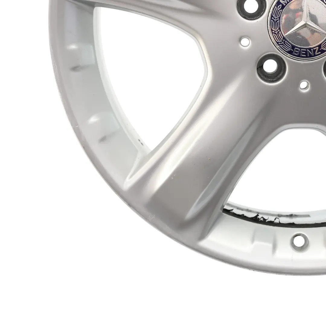 Cerchio Ruota In Lega 5 Razze 19" 8J ET:60 Argento Mercedes W164 - SKU A1644011202-2 - Numero di parte A1644011202