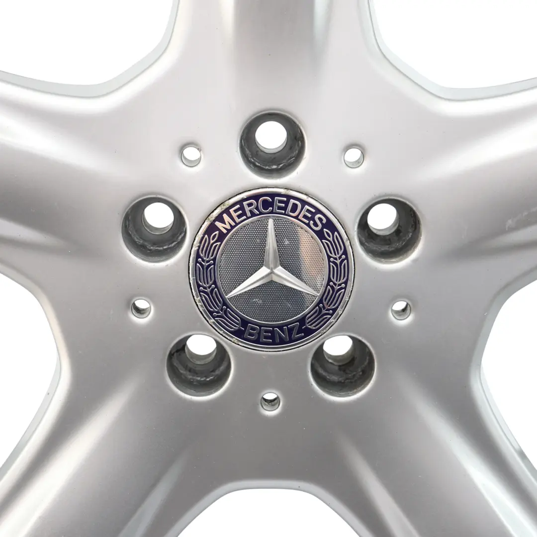 Cerchio Ruota In Lega 5 Razze 19" 8J ET:60 Argento Mercedes W164 - SKU A1644011202-2 - Numero di parte A1644011202