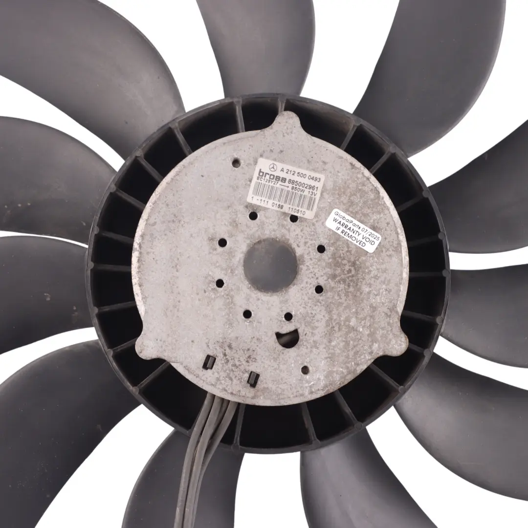Mercedes W164 W251 Radiator Engine Cooling Fan Shroud Motor 850W - SKU A1645000093-1 - Part number A1645000093