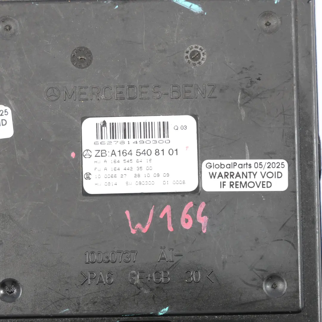  Modulo Di Controllo SAM Mercedes W164 W251 Unità Scatola Fusibili - SKU A1645408101 - Numero di parte A1645408101