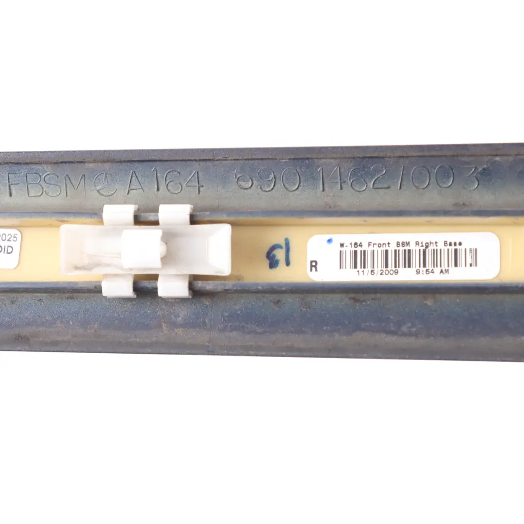 Door Moulding Exterior Panel Tanzanite Blue - 359 to Mercedes W164 with Part number A1646901462 Mercedes W164 Door Moulding Exterior Panel Tanzanite Blue - 359 - SKU A1646901462-TB - Part number A1646901462