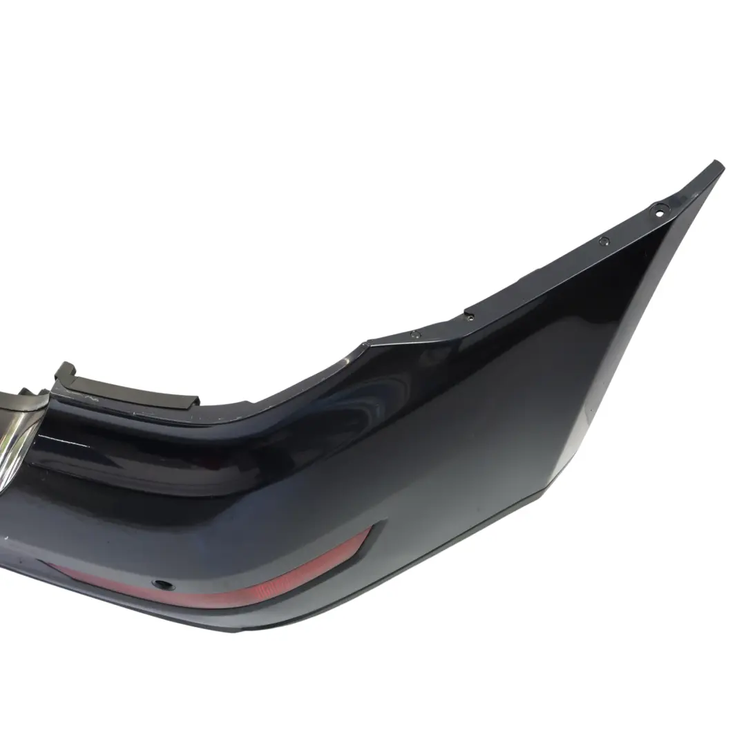 Bumper Parktronic Trim Panel Tanzanite Blue Metallic - 359 to Mercedes ML W164 Rear with Part number A1648802840 Mercedes ML W164 Rear Bumper Parktronic Trim Panel Tanzanite Blue Metallic - 359 - SKU A1648802840-TB - Part number A1648802840