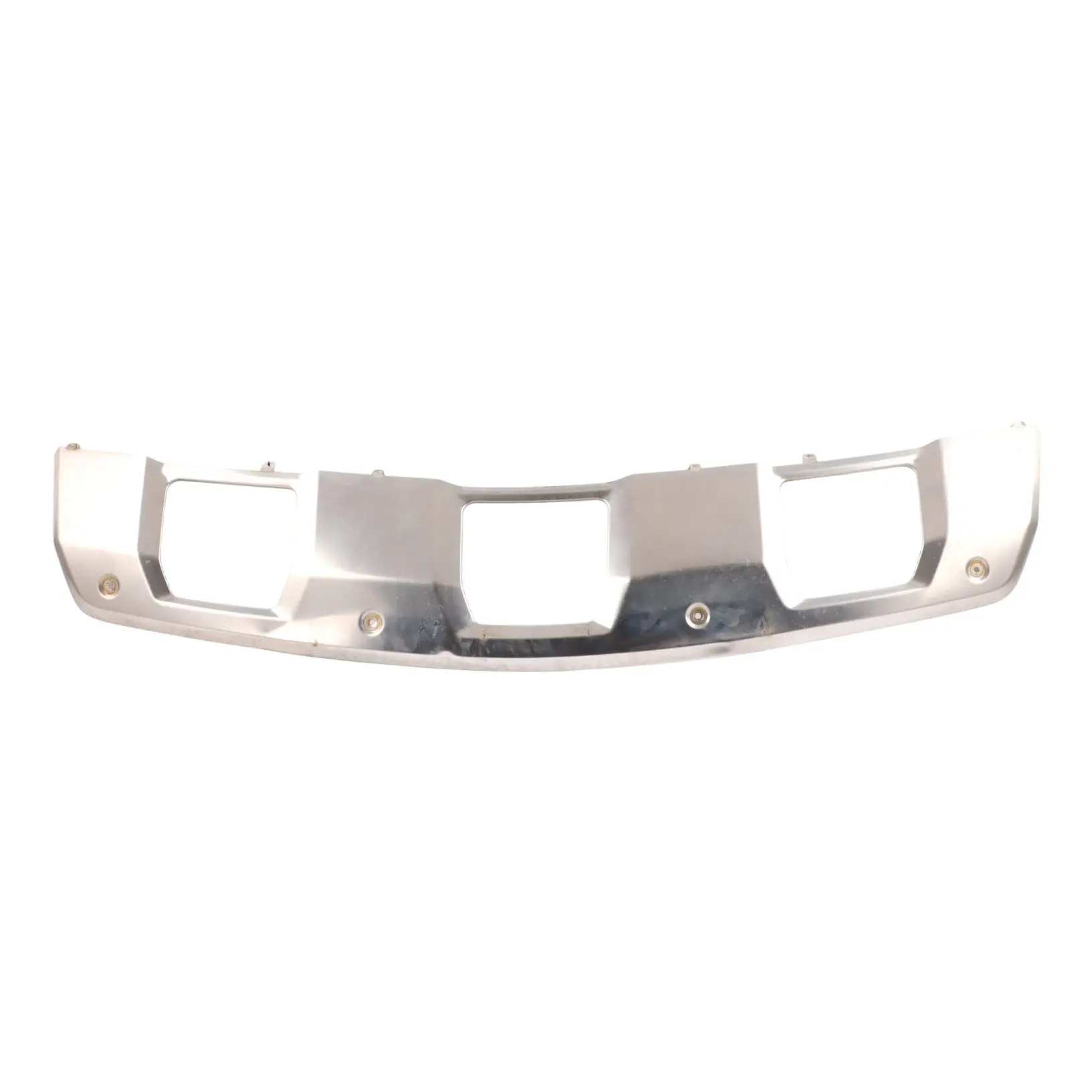 Mercedes W164 Bumper Trim Panel Front Center Grid Lower Cover Chrome A1648855223