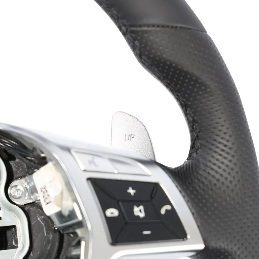 Mercedes ML W166 Steering Wheel NEW Black Leather Paddle Shift - SKU A1664603103-1 - Part number A1664603103