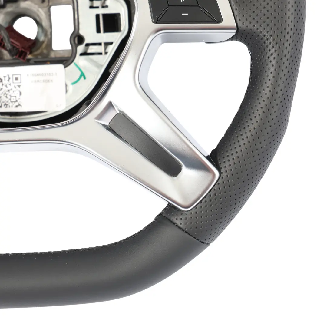 Mercedes ML W166 Volante NUOVO In Pelle Nera Paddle Shift - SKU A1664603103-1 - Numero di parte A1664603103