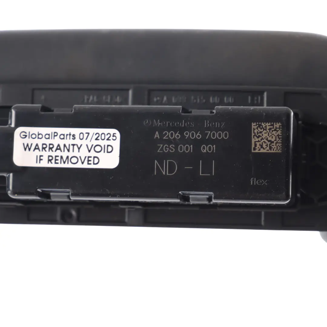 Roof Grab Interior Handle Rear Left N/S Black A0998150000 to Mercedes W206 with Part number A1668100554 Mercedes W206 Roof Grab Interior Handle Rear Left N/S Black A0998150000 - SKU A1668100554-6 - Part number A1668100554