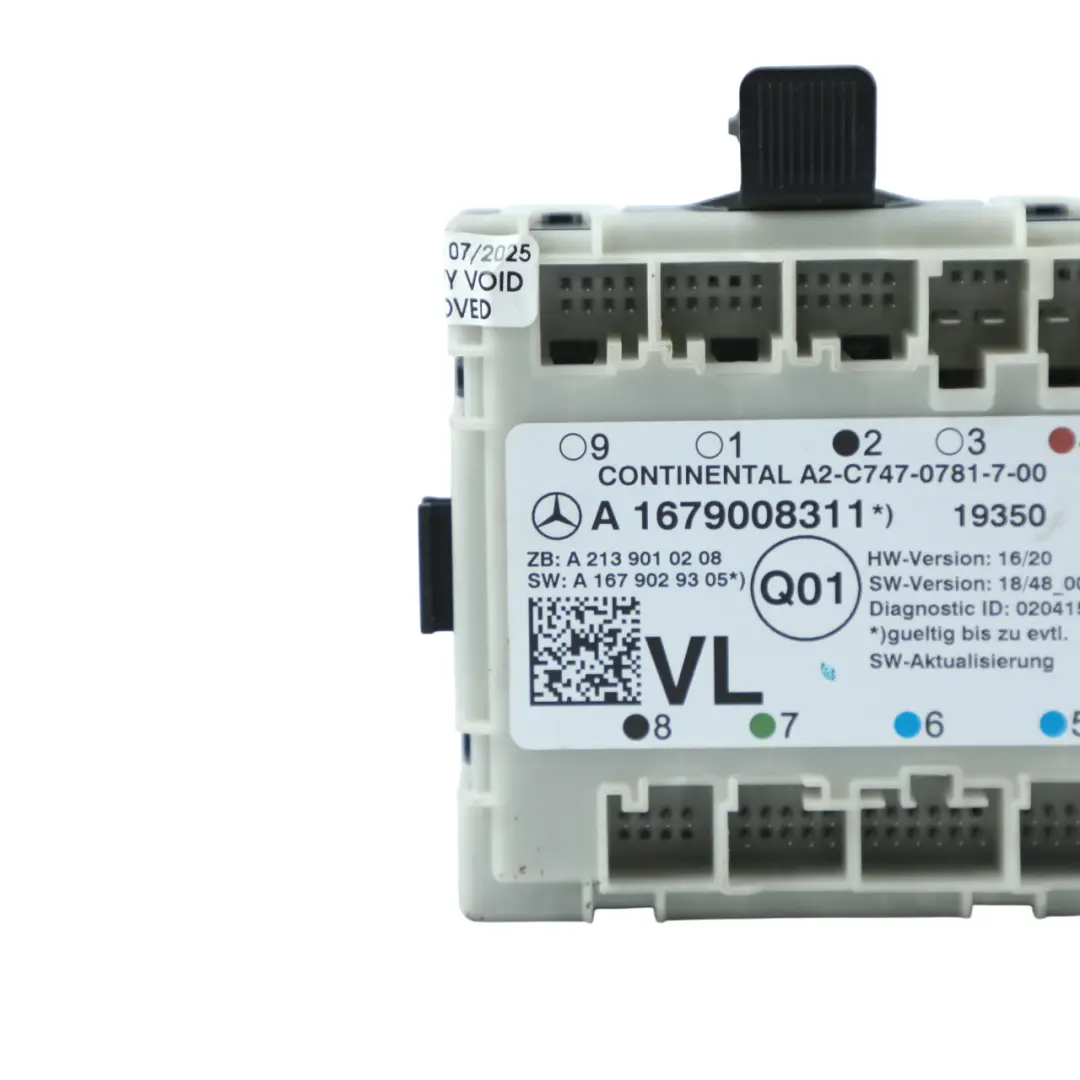 Mercedes C238 Módulo Unidad Control Puerta ECU Delantero Izquierdo - SKU A1679008311 - Número de pieza A1679008311