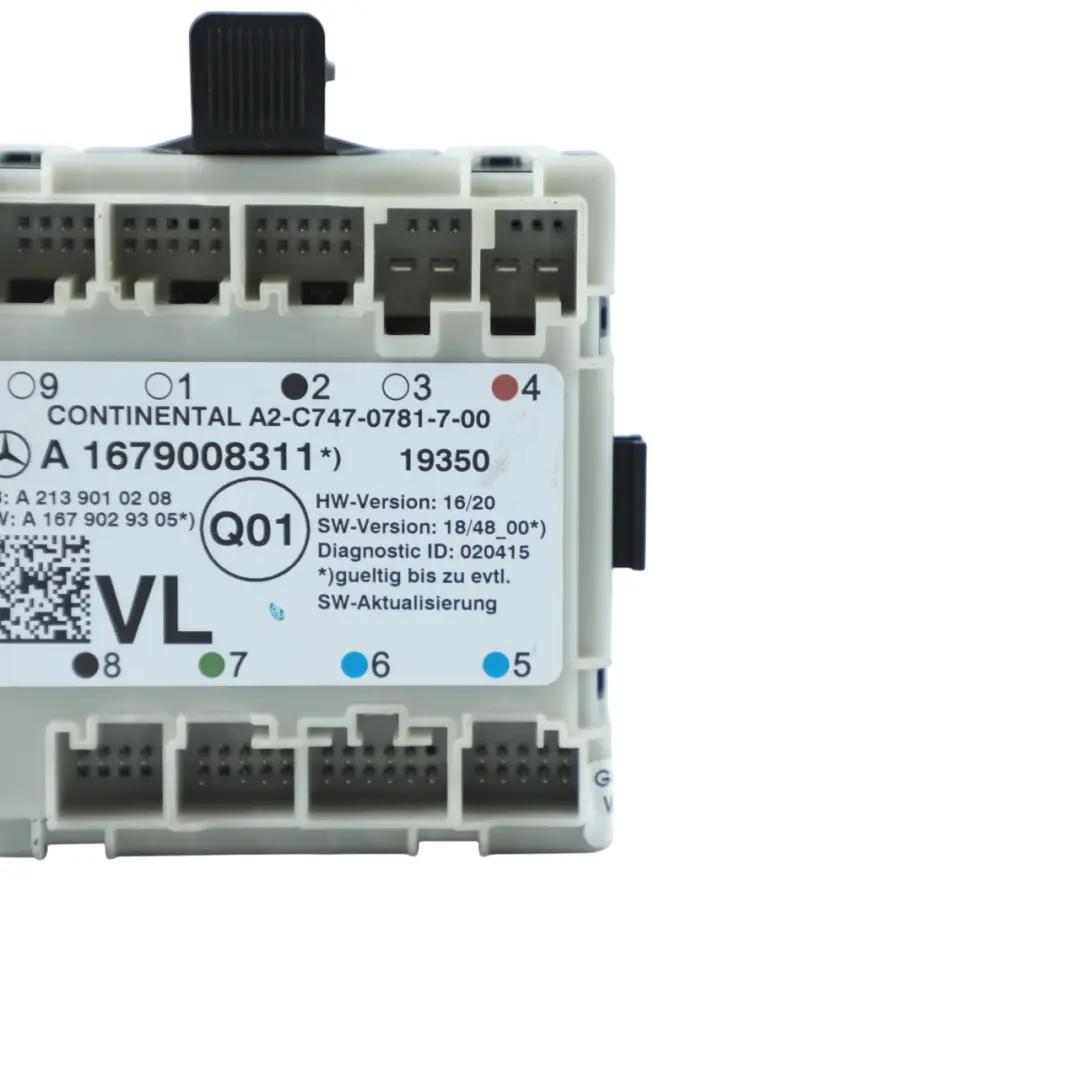 Moduł Sterownik Drzwi ECU Lewy Przód do Mercedes C238 o numerze A1679008311 Mercedes C238 Moduł Sterownik Drzwi ECU Lewy Przód - SKU A1679008311 - Numer Części A1679008311