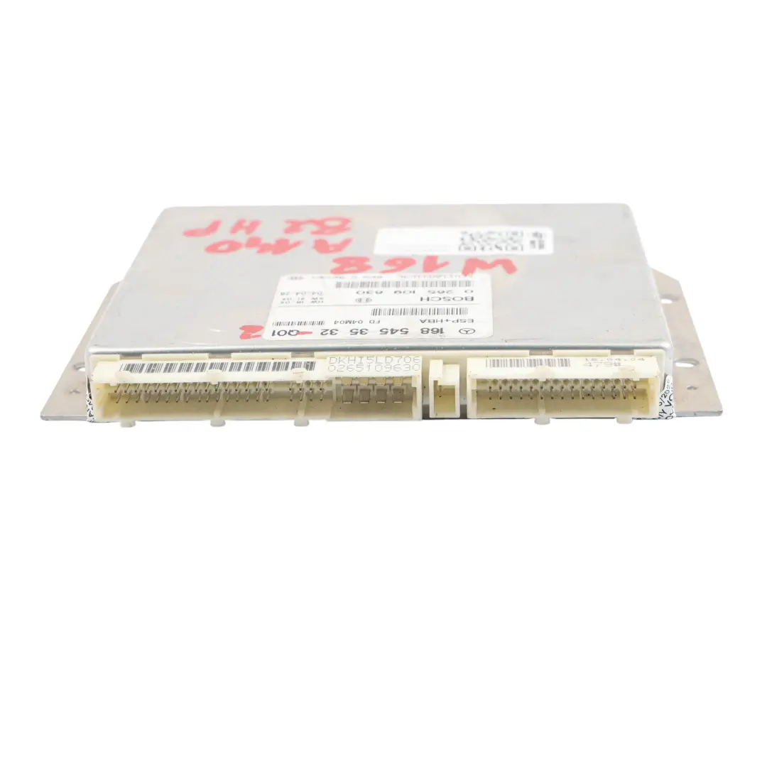 A140 ESP + HBA Módulo Control Electrónico Estabilidad para Mercedes W168 con número de pieza A1685453532 Mercedes W168 A140 ESP + HBA Módulo Control Electrónico Estabilidad - SKU A1685453532-2 - Número de pieza A1685453532