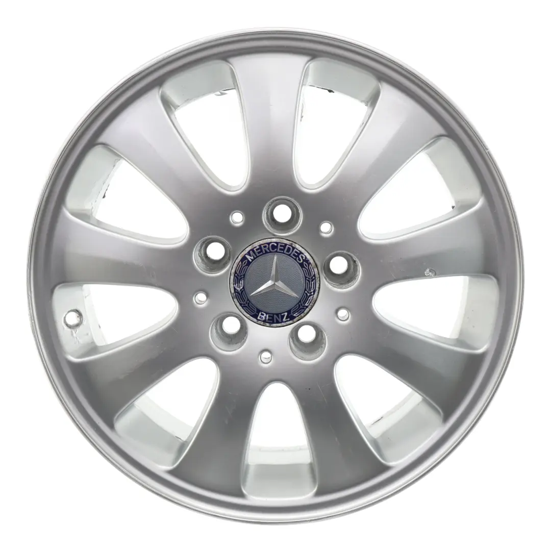 Mercedes W169 Silver Alloy Wheel Rim 15" ET:44 6J - SKU A1694010002-1 - Part number A1694010002