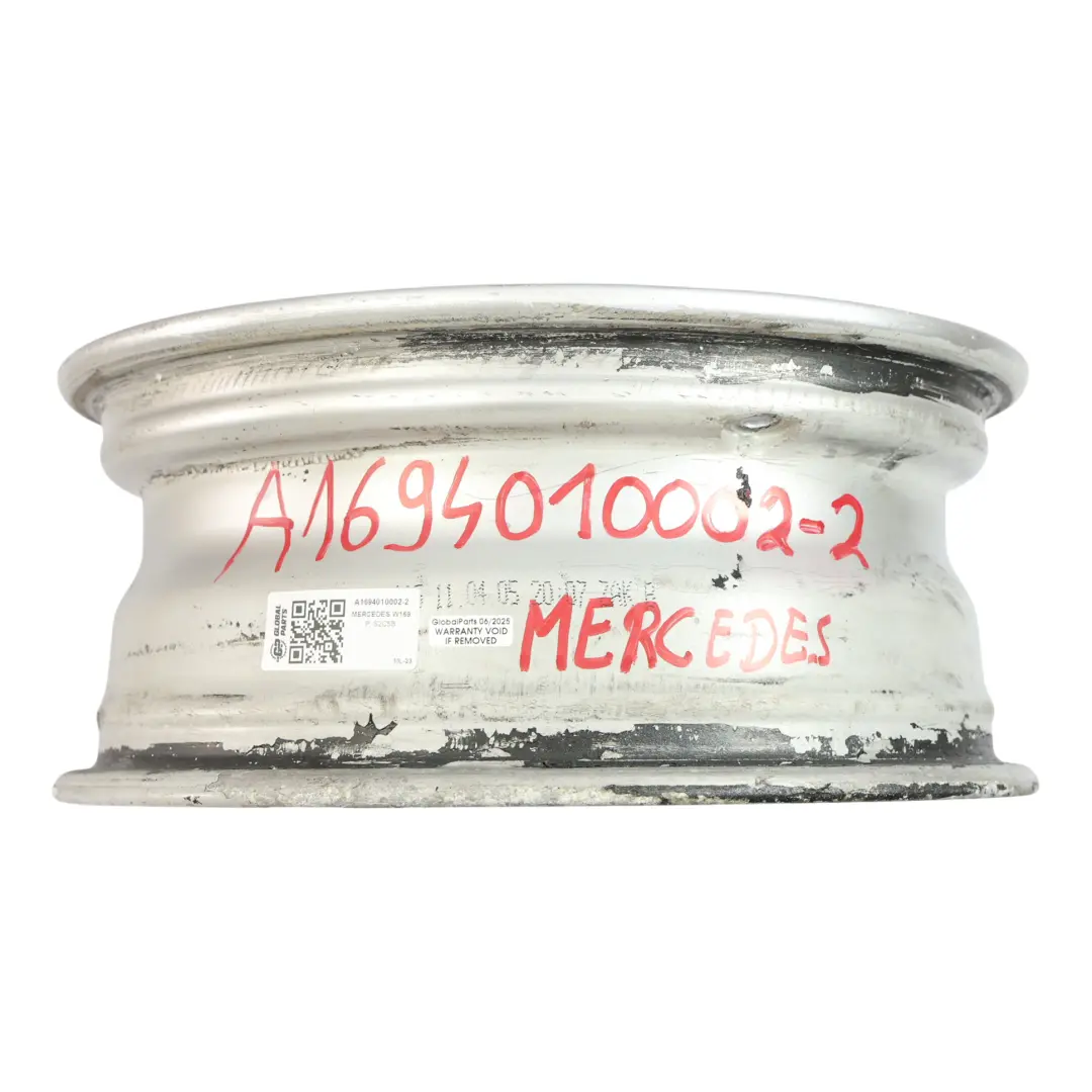 Mercedes W169 Cerchio in lega argento 15" ET:44 6J - SKU A1694010002-2 - Numero di parte A1694010002