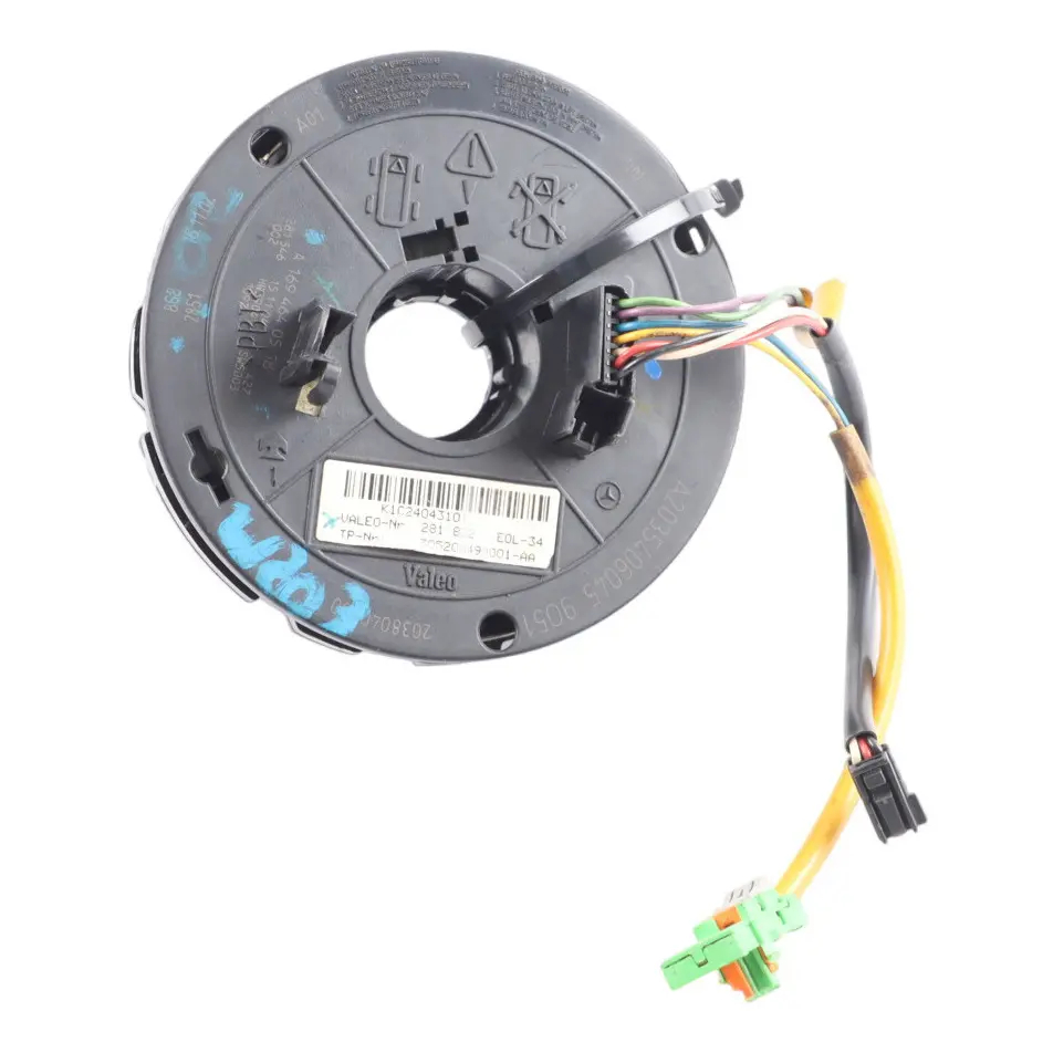 Mercedes W169 C209 Steering Wheel Angle Sensor Wiper Stalk Squib A2035406045