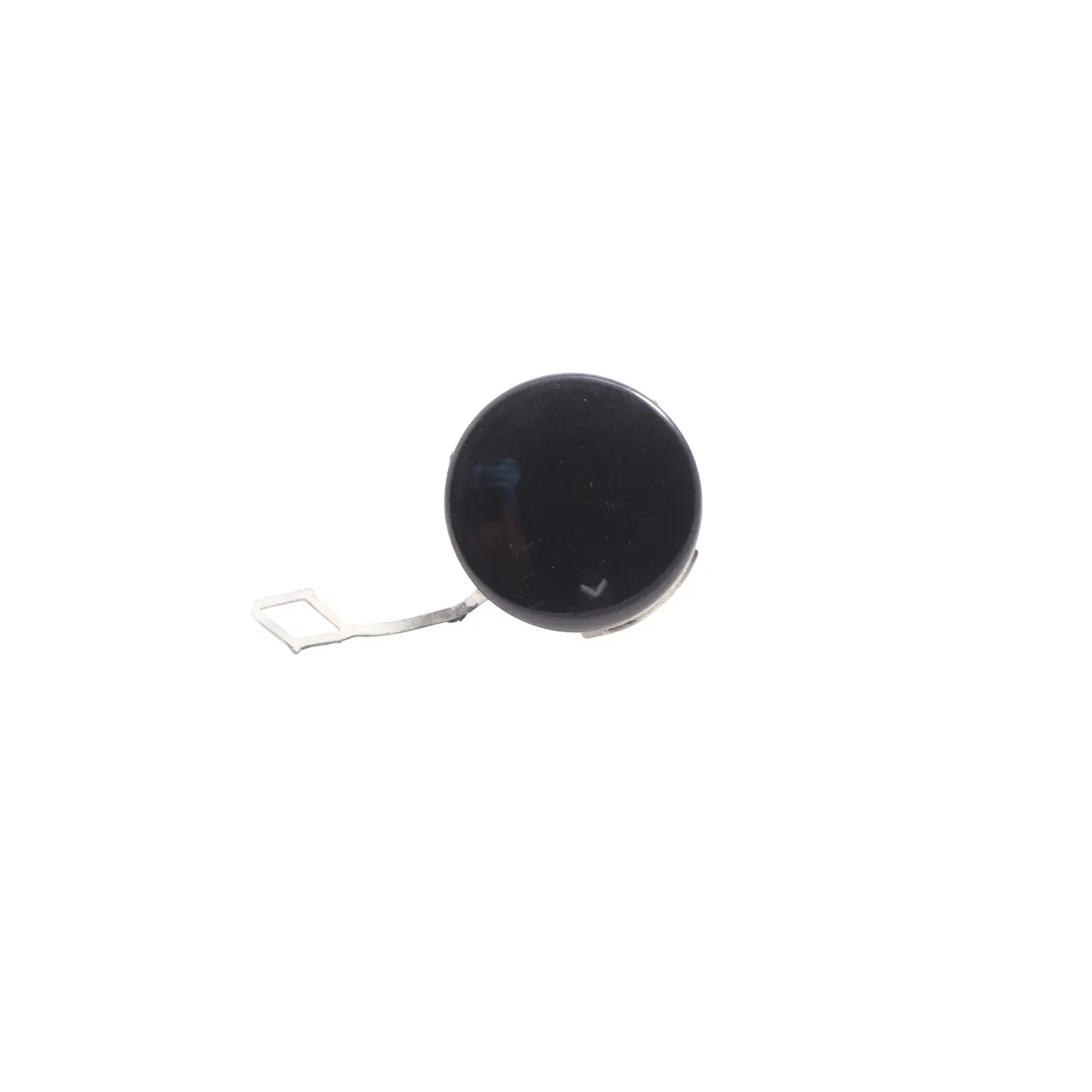Mercedes W169 Rear Bumper Towing Eye Cover Trim Cap Kosmos Black Metallic - 191
