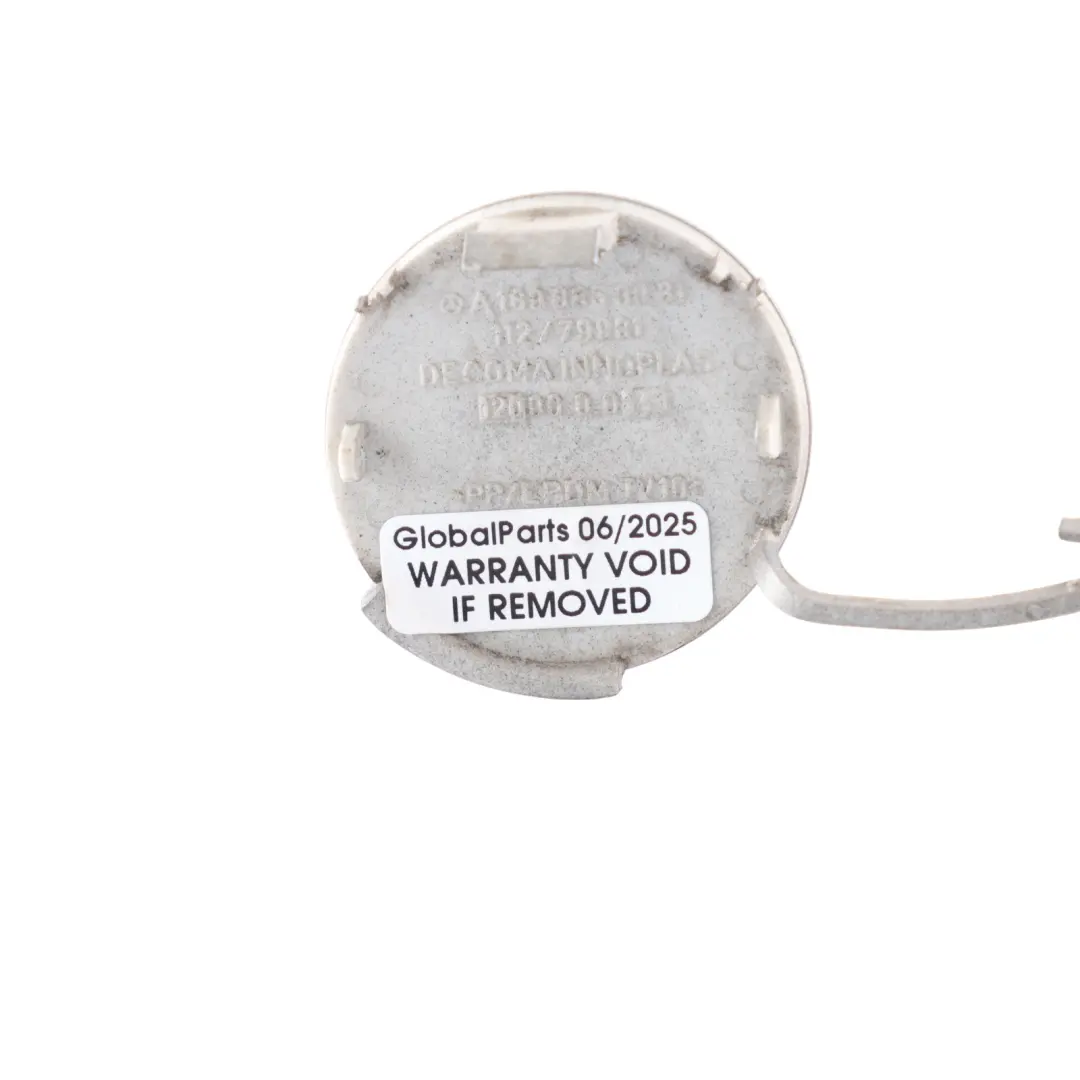 Mercedes W169 Rear Bumper Towing Eye Cover Cap Kometgrau Comet Grey Metallic-748 - SKU A1698850081-KMG - Part number A1698850081