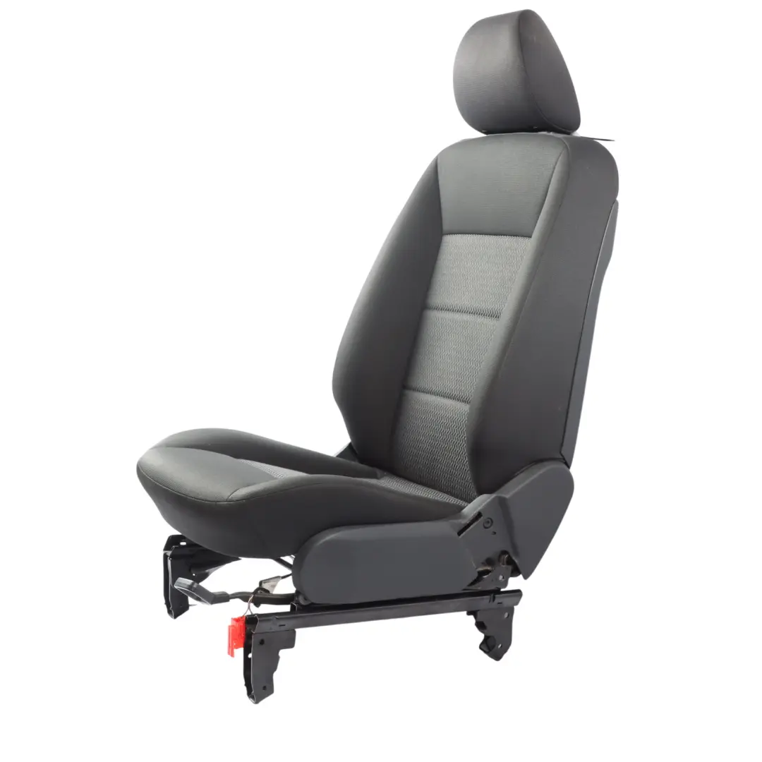 Mercedes W169 3 Door Front Seat Cloth Interior Right O/S Black Anthracite - SKU A1699101847-1 - Part number A1699101847