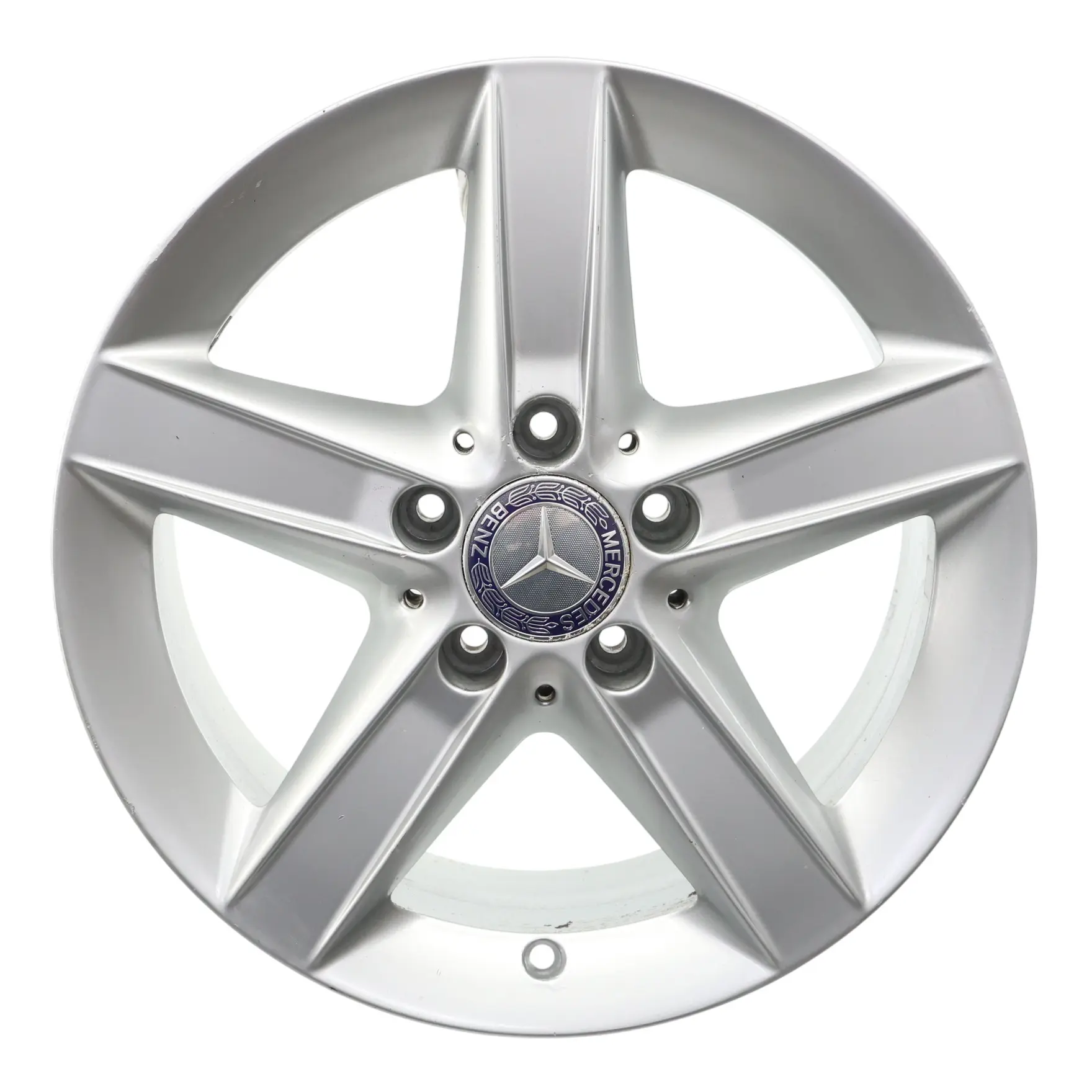 Mercedes SLK R171 Hinter Rad Felge 16" 5 Speichen 8J ET:30 Silber A1714013402