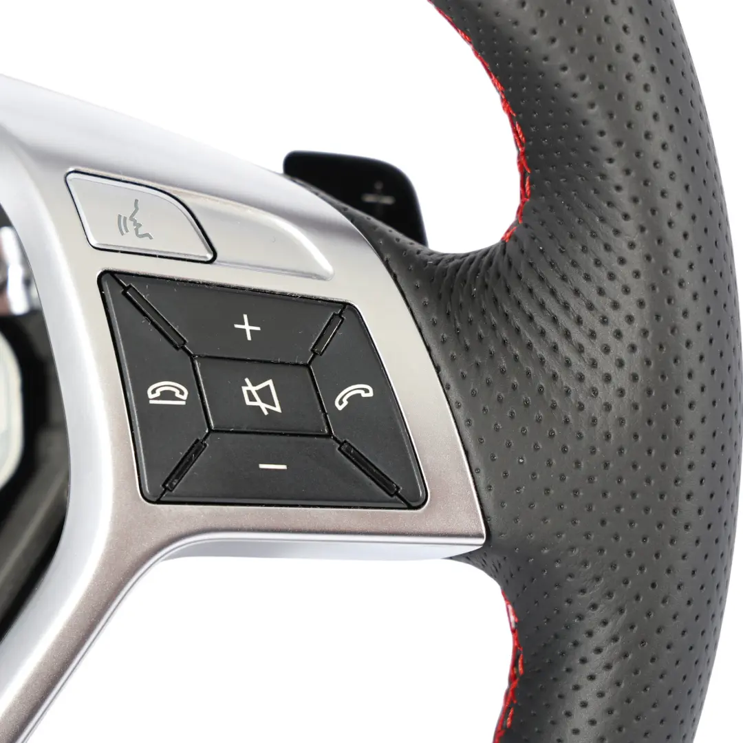 Mercedes C117 W176 Volant Direction NEUF Cuir Noir Palettes Changement Vitesse - SKU A1724601803-2 - Numéro de pièce A1724601803