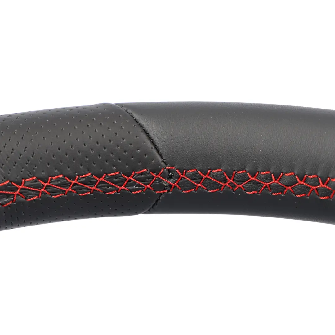 W156 W176 Steering Wheel NEW Black Leather Red Threads to Mercedes with Part number A1724608103 Mercedes W156 W176 Steering Wheel NEW Black Leather Red Threads - SKU A1724608103-1 - Part number A1724608103