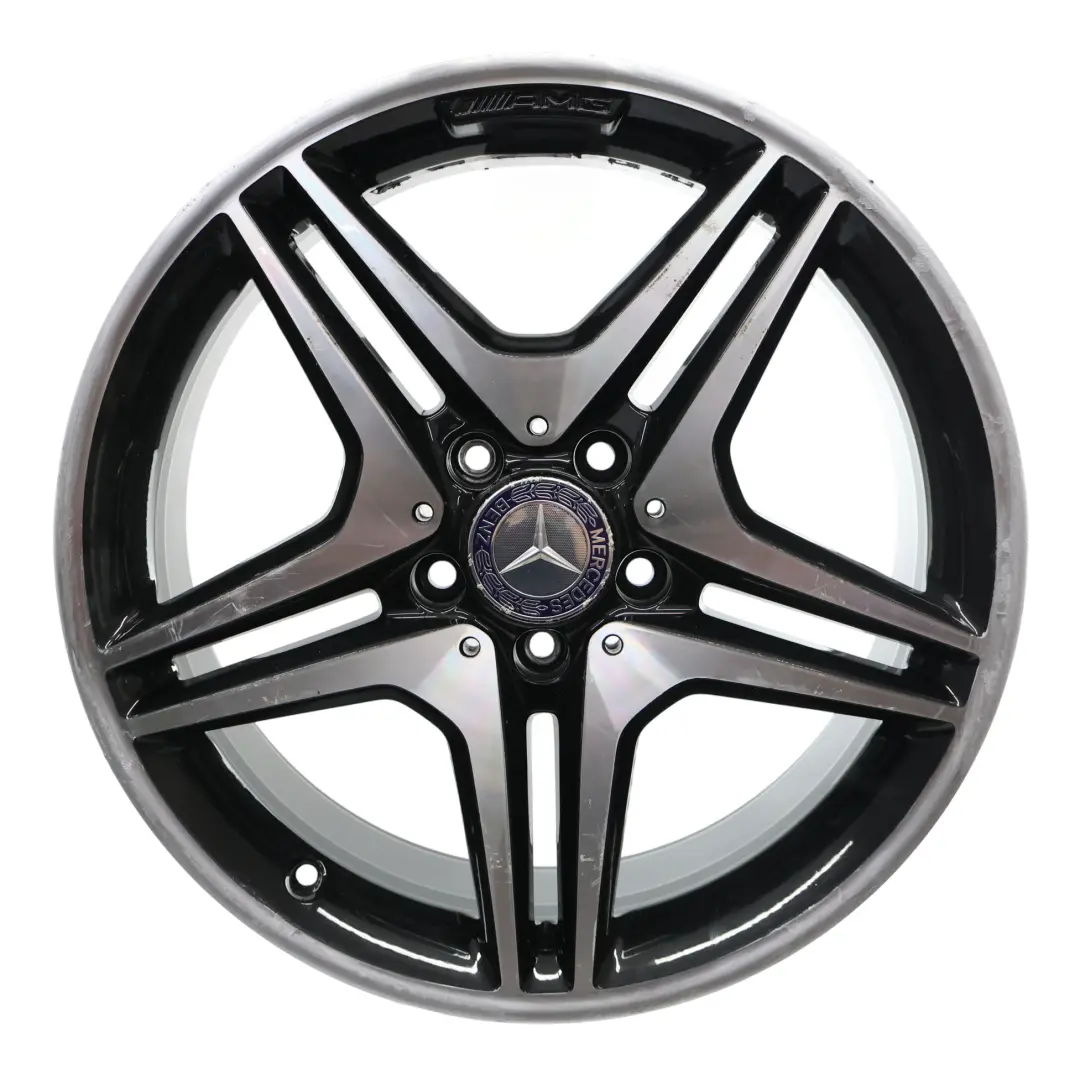 Mercedes W176 W246 AMG Cerchio In Lega 18" 5 Doppie Razze ET:52 7.5J - SKU A1764010302-3 - Numero di parte A1764010302