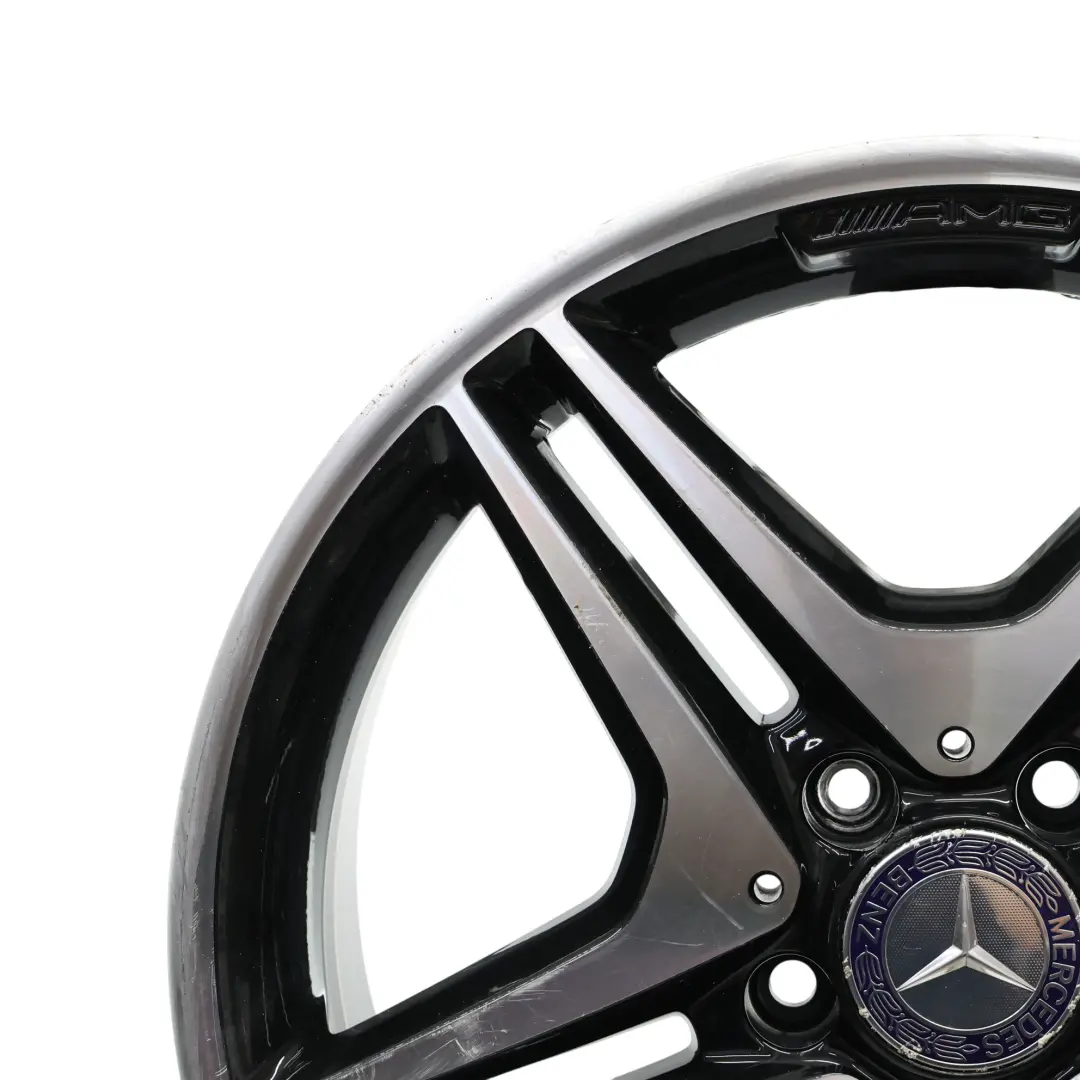 Alloy Rim 18" 5 Double Spoke ET:52 7.5J to Mercedes W176 W246 AMG Wheel with Part number A1764010302 Mercedes W176 W246 AMG Wheel Alloy Rim 18" 5 Double Spoke ET:52 7.5J - SKU A1764010302-3 - Part number A1764010302