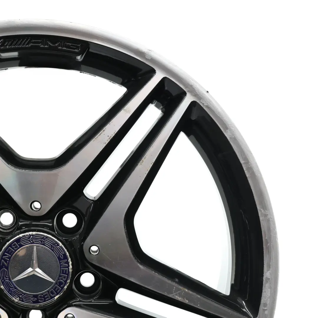  Llanta Aleación Mercedes W176 AMG 18" 5 Radios Dobles ET:52 7.5J - SKU A1764010302-3 - Número de pieza A1764010302