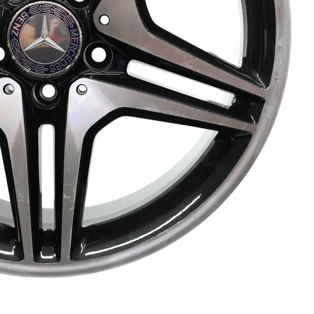 Mercedes W176 W246 AMG Cerchio In Lega 18" 5 Doppie Razze ET:52 7.5J - SKU A1764010302-3 - Numero di parte A1764010302
