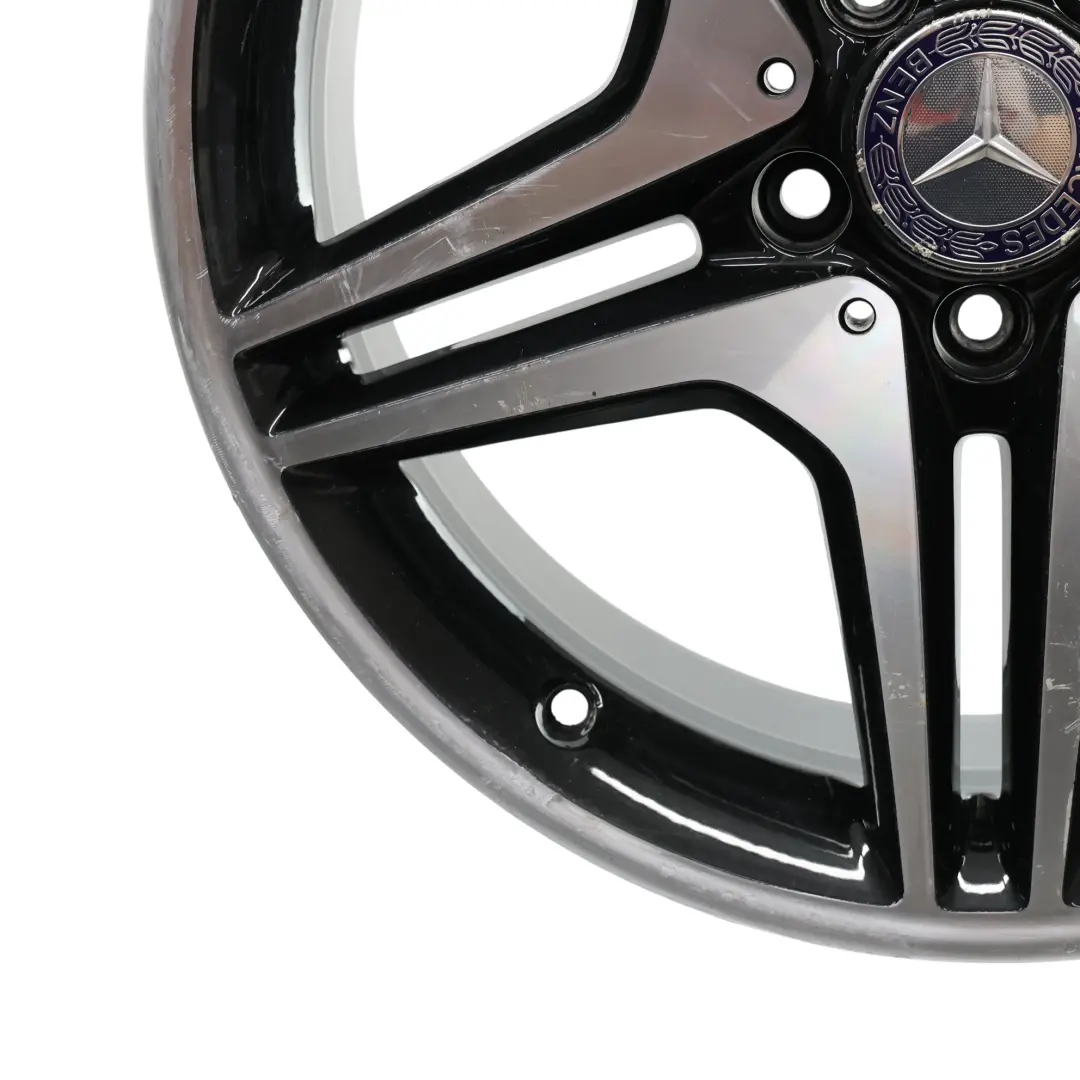 Mercedes W176 W246 AMG Cerchio In Lega 18" 5 Doppie Razze ET:52 7.5J - SKU A1764010302-3 - Numero di parte A1764010302
