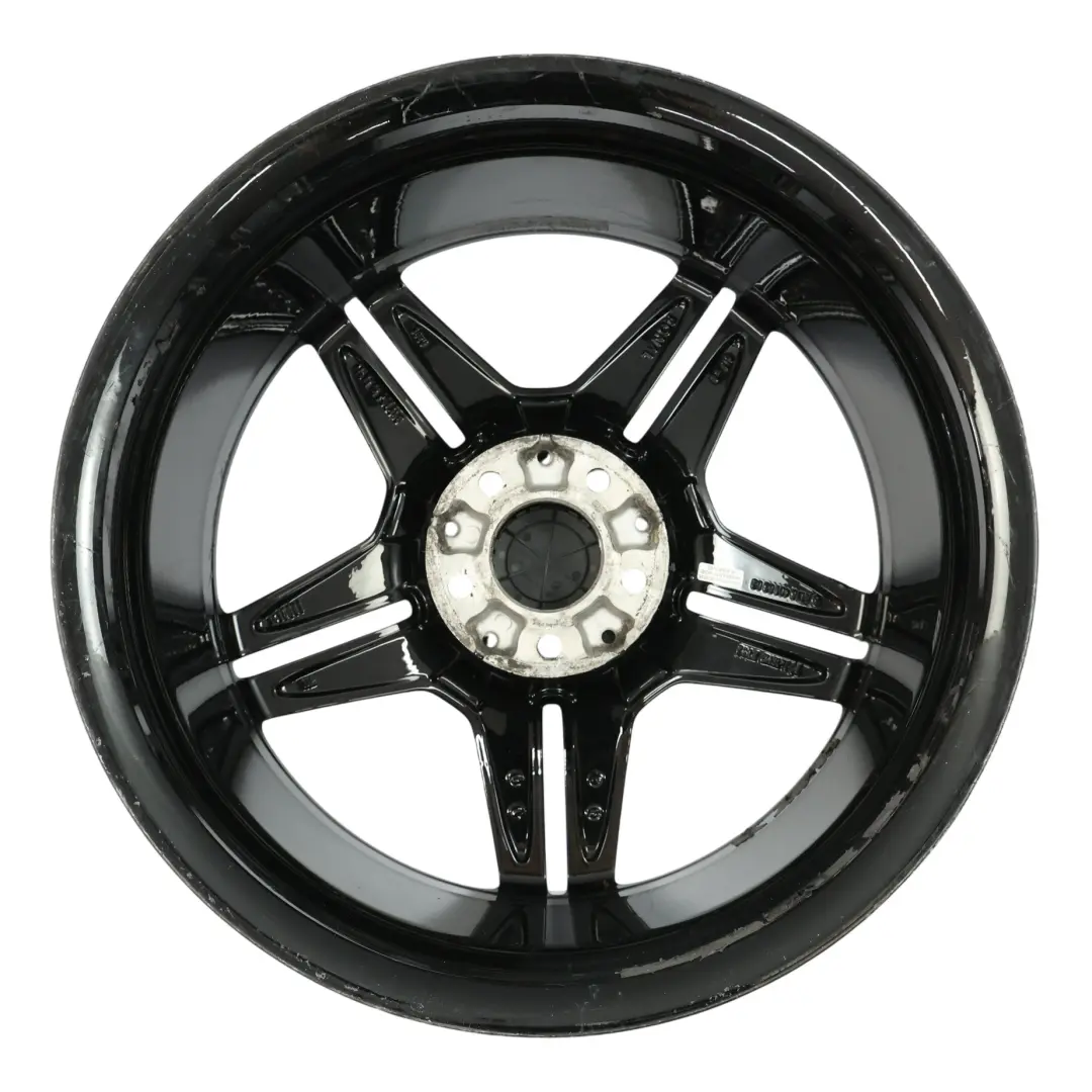 Alloy Rim 18" 5 Double Spoke ET:52 7.5J to Mercedes W176 W246 AMG Wheel with Part number A1764010302 Mercedes W176 W246 AMG Wheel Alloy Rim 18" 5 Double Spoke ET:52 7.5J - SKU A1764010302-4 - Part number A1764010302