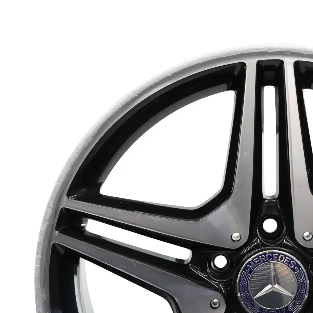 Alloy Rim 18" 5 Double Spoke ET:52 7.5J to Mercedes W176 W246 AMG Wheel with Part number A1764010302 Mercedes W176 W246 AMG Wheel Alloy Rim 18" 5 Double Spoke ET:52 7.5J - SKU A1764010302-4 - Part number A1764010302