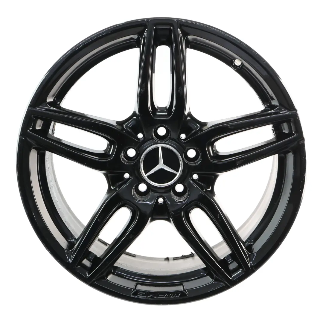 Felga Aluminiowa Czarna 18" ET:52 7,5J do Mercedes W176 AMG o numerze A1764010700 Mercedes W176 AMG Felga Aluminiowa Czarna 18" ET:52 7,5J - SKU A1764010700-5 - Numer Części A1764010700