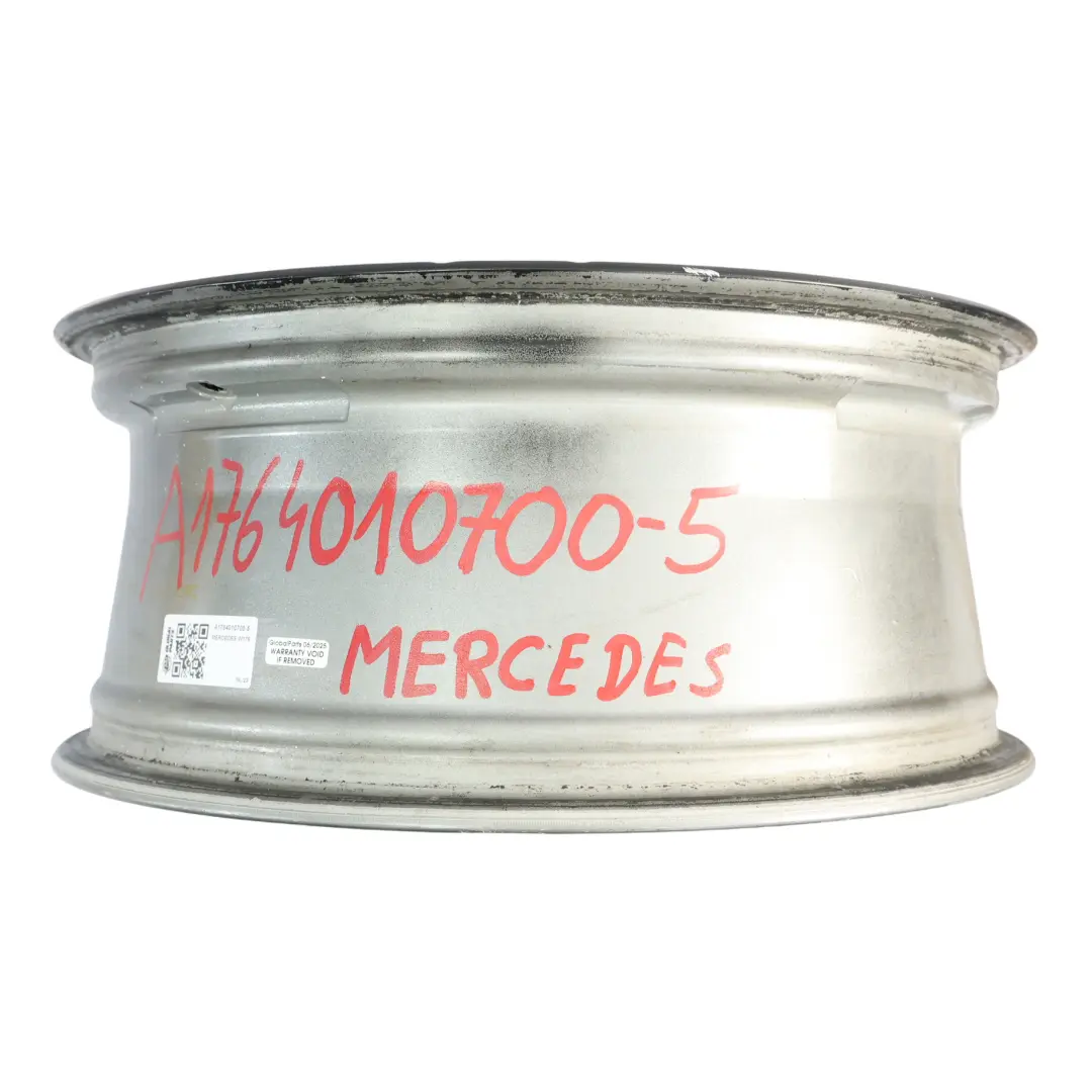 Alloy Wheel Rim 18" ET:52 7,5J Double Spoke to Mercedes W176 AMG Black with Part number A1764010700 Mercedes W176 AMG Black Alloy Wheel Rim 18" ET:52 7,5J Double Spoke - SKU A1764010700-5 - Part number A1764010700