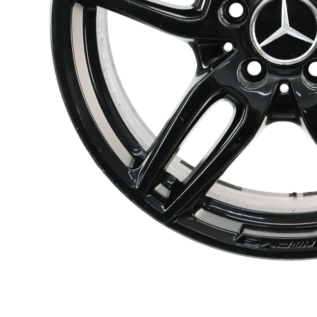 Mercedes W176 AMG Black Alloy Wheel Rim 18" ET:52 7,5J Double Spoke - SKU A1764010700-5 - Part number A1764010700