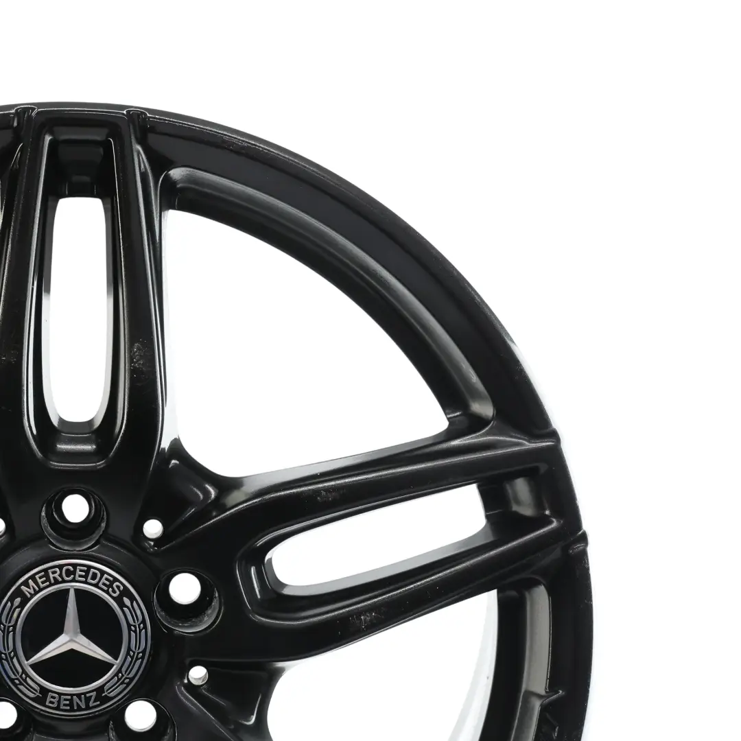Mercedes W176 AMG Nero Cerchio In Lega 18" ET:52 7,5J Doppie Razze - SKU A1764010700-6 - Numero di parte A1764010700